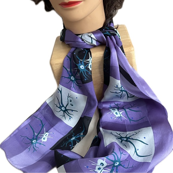 🔬Cellular Biology / Biologist 100% Silk Oblong Scarf | Cells | Cell Structure - Picture 11 of 17